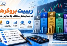 ریبیت بروکرها در حساب‌های مختلف چه تفاوتی دارد؟